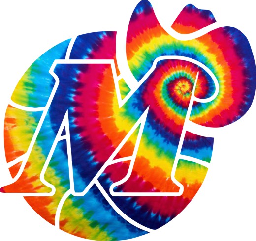 Dallas Mavericks rainbow spiral tie-dye logo vinyl decal